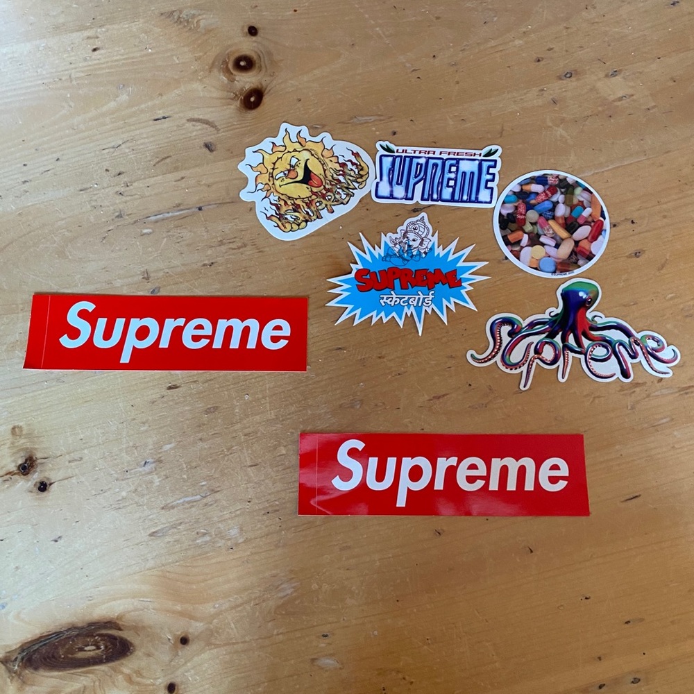 Supreme sticker lot